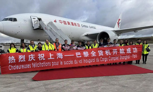 CK, PVG-CDG 주3편 정기 화물노선 개설